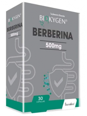 Biokygen Berberina 500mg - 30 Cápsulas - Fharmonat